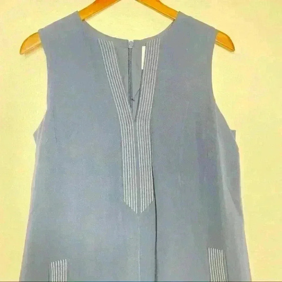 Next Navy and White Shift Dress with Pockets Size 8 US Size 12 UK - Picture 2 of 6